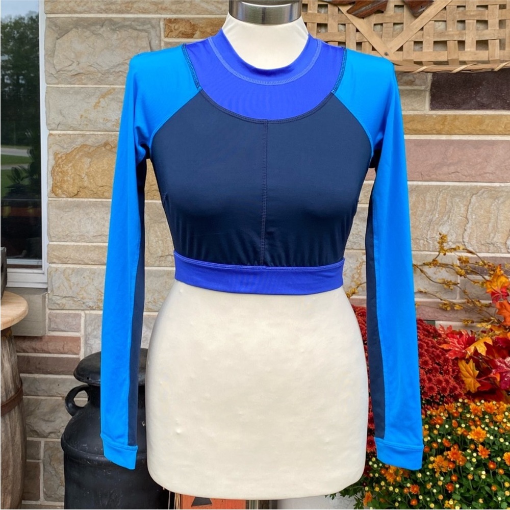 JoyLab Colorblock Cropped Long‎ Sleeve Top